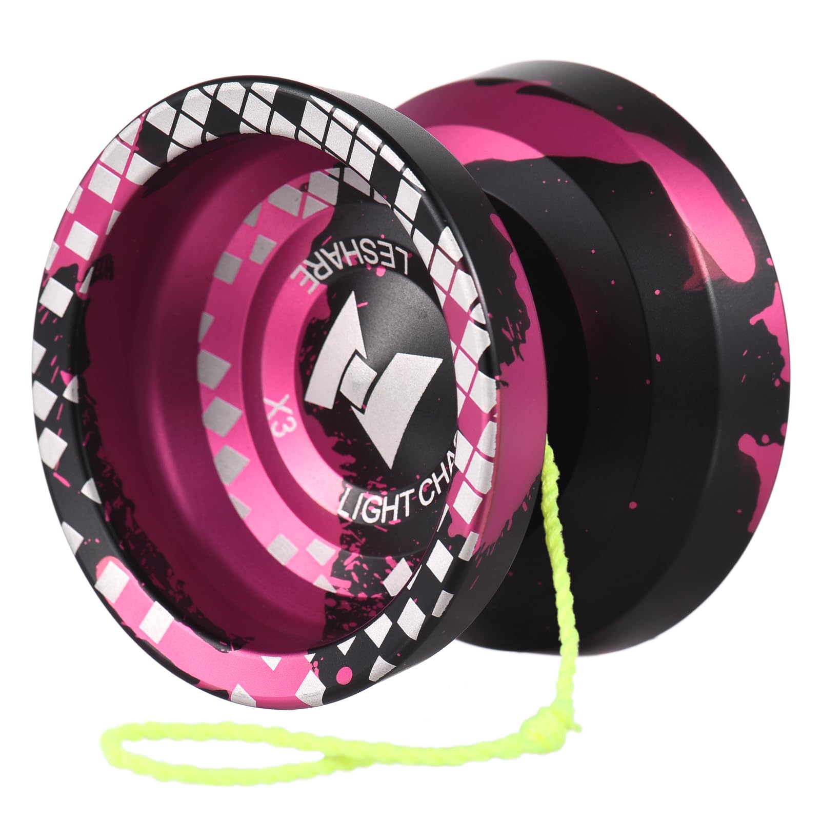 Yoyoball Profesional de aleación de Aluminio Sensible con rodamiento no Sensible para Principiantes Profesionales, 2 uds.