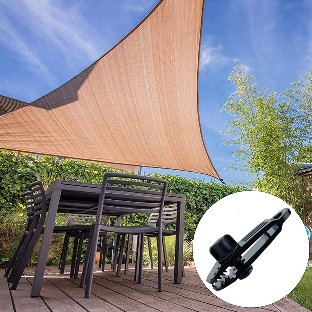 Gmili 12 Stück Strapazierfähige Abdeckplane, Planenspanner Hält Windstärke 8 Stand mit Verriegelung Multifunktion Krokodilklemme für Camping, Zeltplanen, Poolabdeckung, Sonnensegel