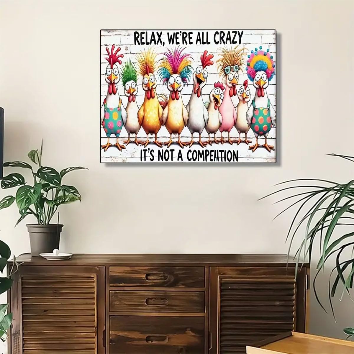 GEMFAMILY 5D Diamond Painting Kits for Adults Beginner,Rooster Family Diamond Art Kits for Beginner, DIY Vintage Full Round Drill Gem Art Craft Kits for Adults for Home Wall Decor 12 x 16 Inch