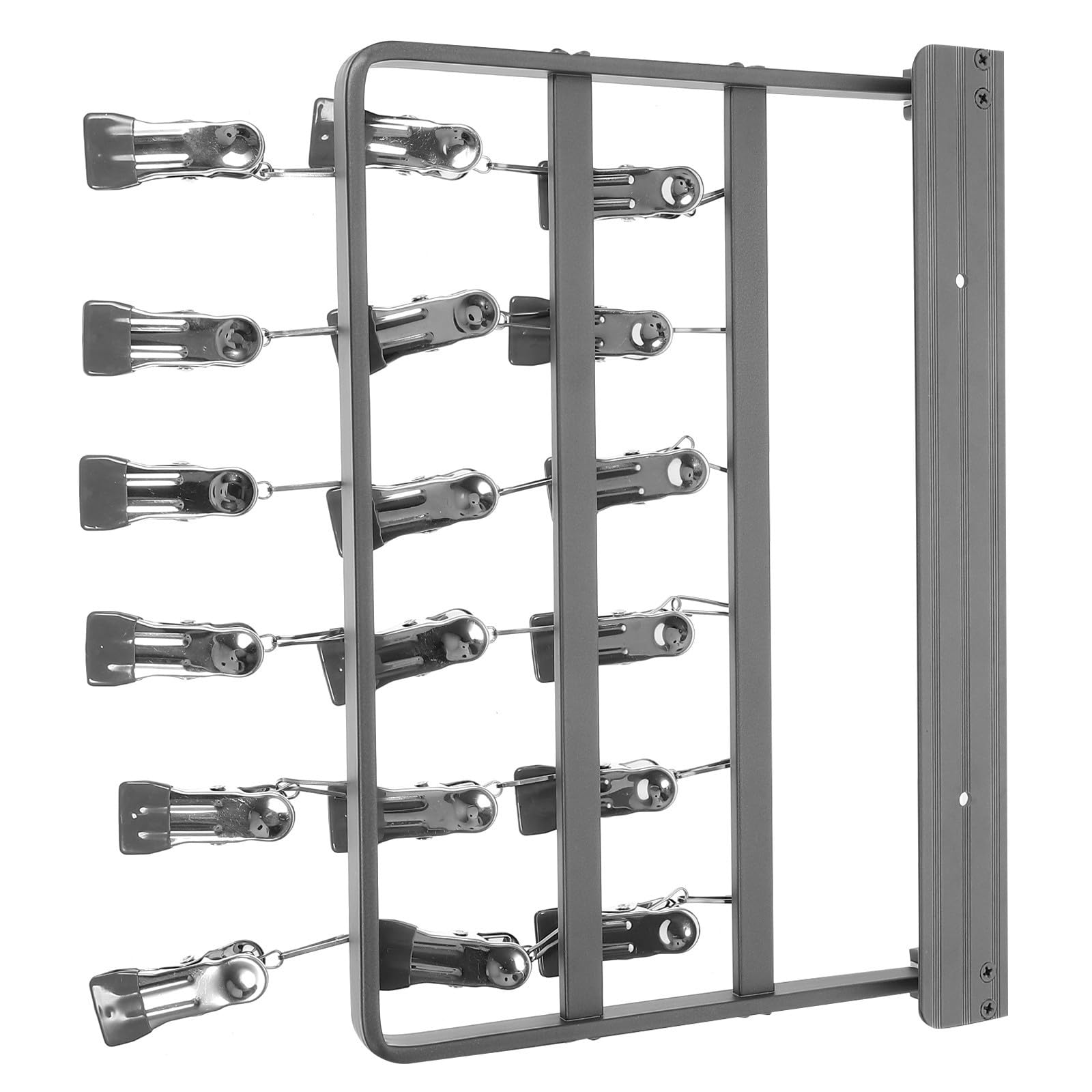Étendoir à chaussettes avec 26 pinces en aluminium pour un séchage sans perçage