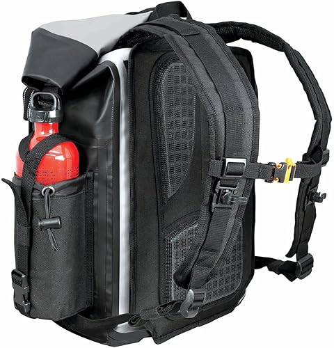 Miniatura 4 de Nelson-Rigg Hurricane - Mochila impermeable, color negro y gris, 30 litros