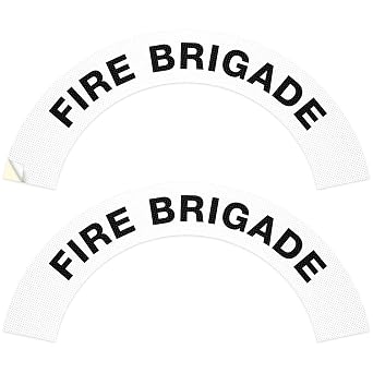 Fire Brigade Hard Hat Sticker,