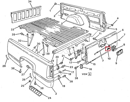 Miniatura 8 de Rexka 25 unids puerta trasera manija bloqueo varilla retenedor clip 316 varilla 15545178 para GM Chevy GMC camiones camionetas 1500 2500 3500 Sonoma