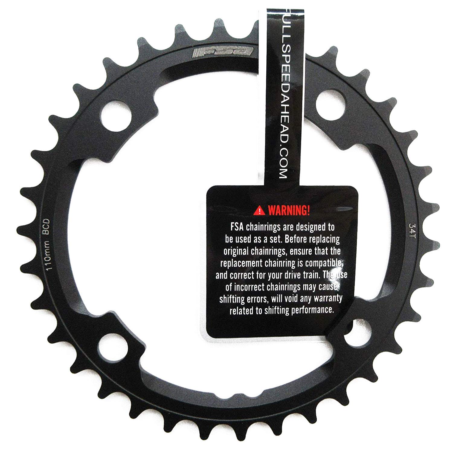 FSA Plateau Cyclisme K-Force SL-K Powerbox ABS BCD110mm 34D Noir/ Silver