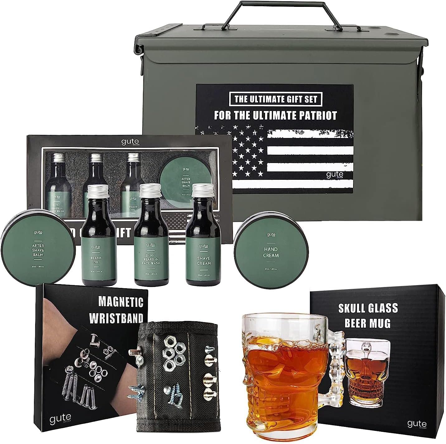 Geschenk für Männer – Herren-Survival-Box für Männer | Männlicher Camping-Enthusiast Guy – Valentinstag einzigartige Geschenkideen für ihn, Freund, Ehemann, Vater, Bruder, Sohn, Chef, beste Freundin