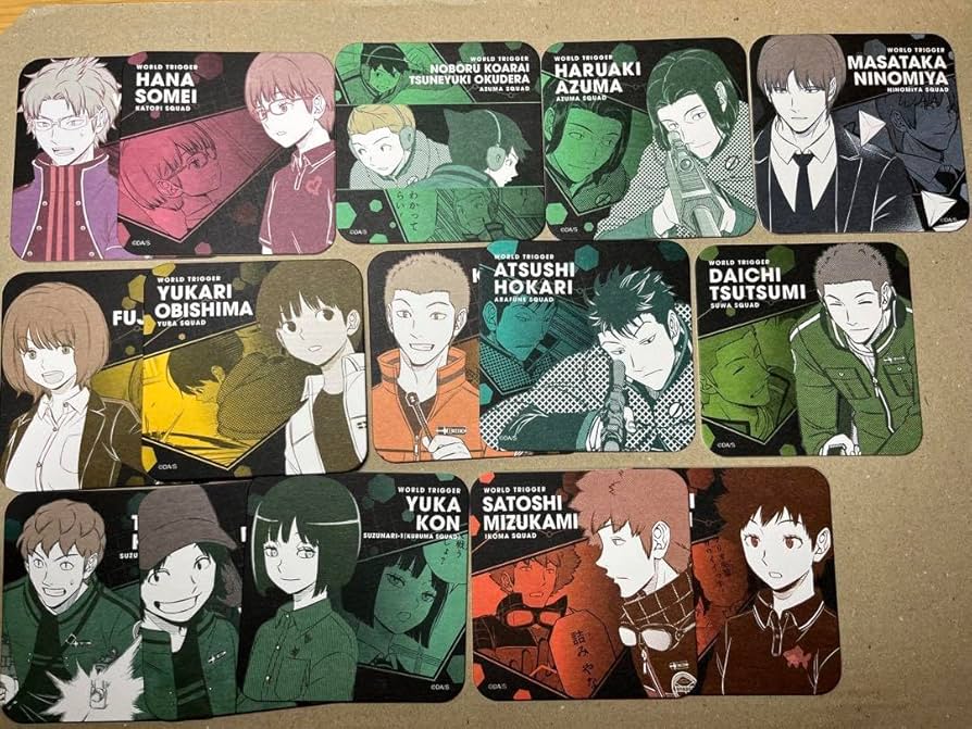 ワールドトリガー　アートコースター　ヒュース ワールドトリガー』アートコースター(R) 第2弾 （全45種