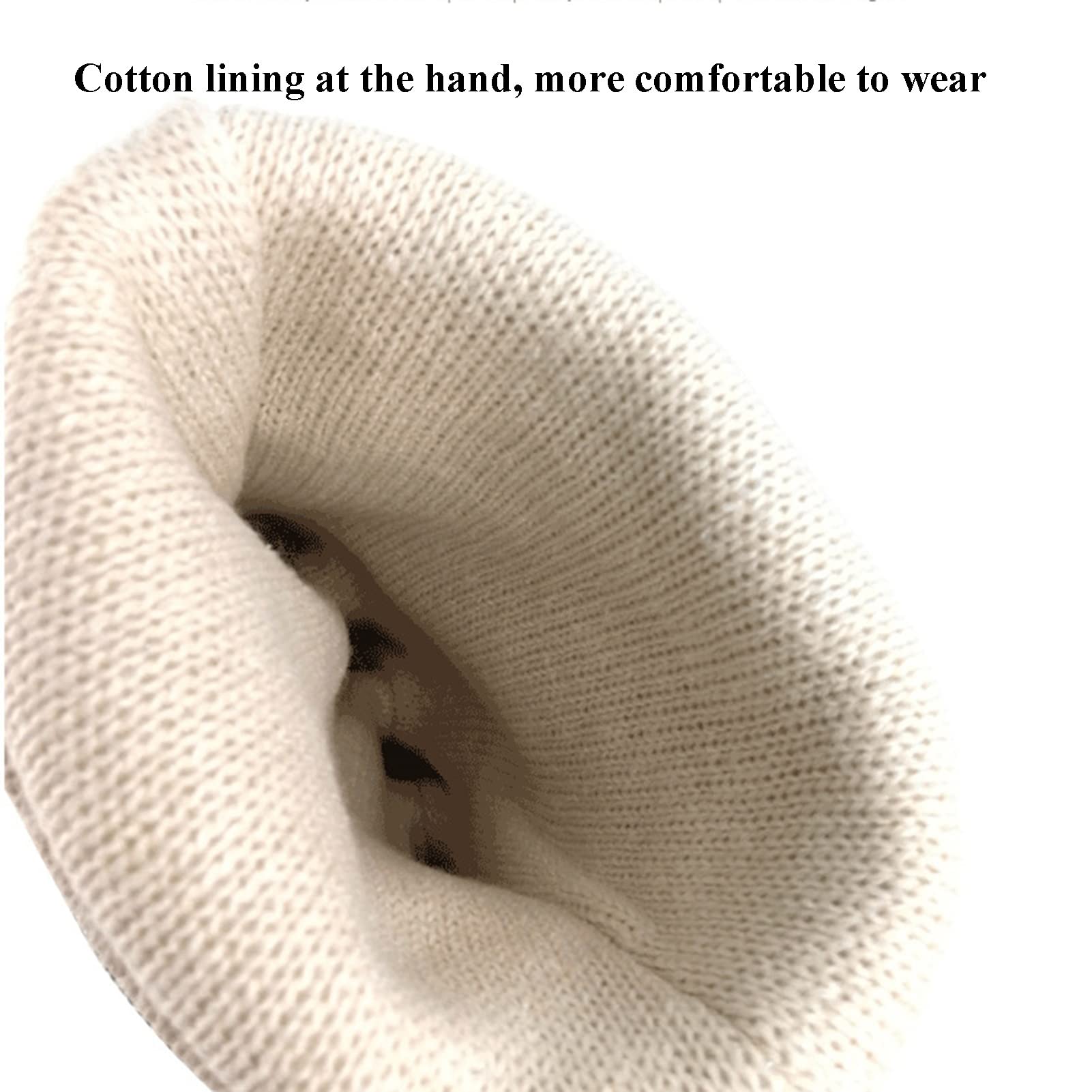 QFFL Guanti Resistenti alle Alte Temperature da 500 Gradi, Antiscottatura Guanti da Griglia e da Camino per la Caldaia Elettrica della Saldatura di Fusione del Metallo, 35 cm