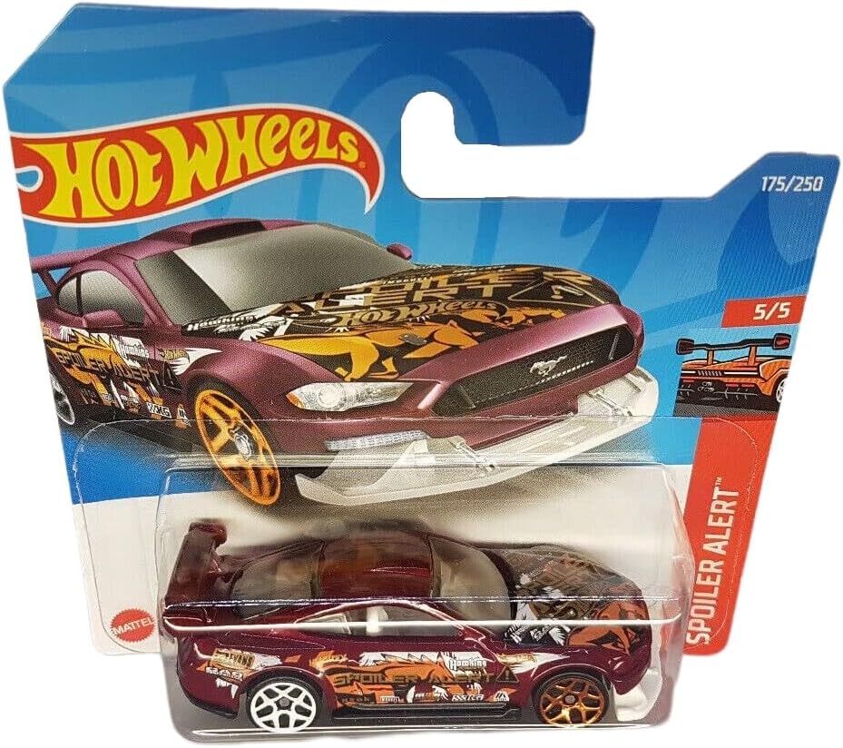 Hot Wheels - Custom '18 Ford Mustang GT - Spoiler Alert 5/5 - HCV87 - Short Card - Mattel 2022 - Image 2