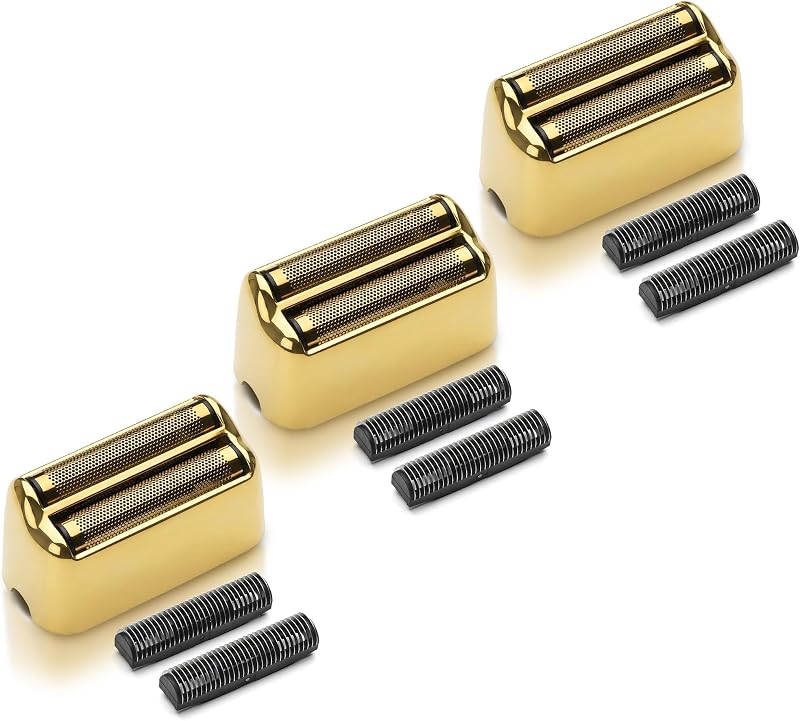 Cabeças de reposição para barbeador DREBIG compatíveis com BaByl*ssPRO FXFS2G/FXFS2, pacote com 2 cabeças e 4 cortadores