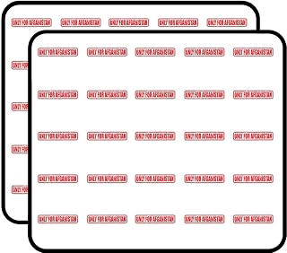 Only for Afghanistan Grunge Travel Stamp Art Decor Sticker for Scrapbooking, Calendars, Arts, Kids DIY Crafts, Album, Bullet Journals 50 Pack