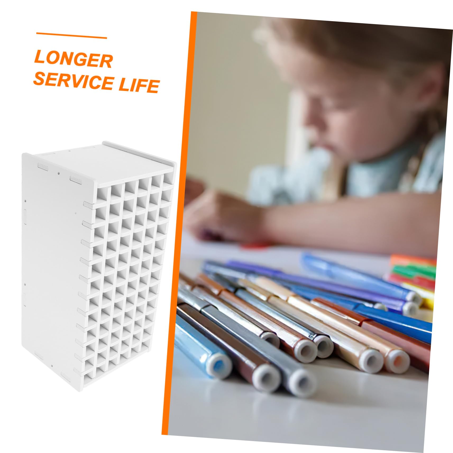 Cabilock Organizer da Scrivania Multifunzione per Penne e Pennini Supporto Compatto con Portapenne Sicuro e Salvaspazio per Scuola Ufficio e Insegnanti