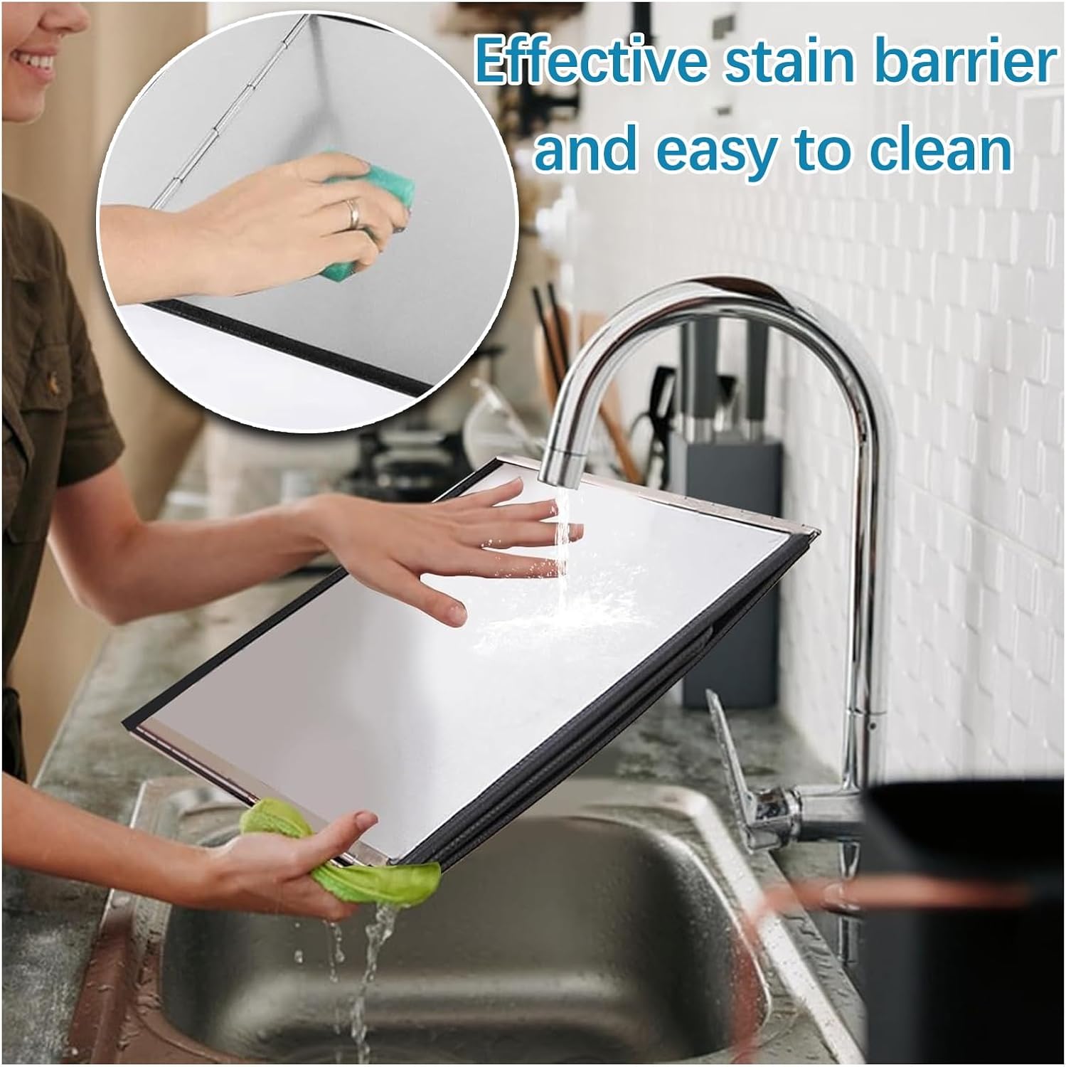 cooking stove oil splash guard, Stove Splatter Guard Stainless Steel 3-Sided Foldable Silver Multiple Sizes(40x40x40cm)