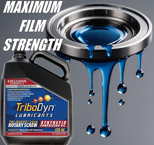 Miniatura 5 de TRI-Guard 3046 Aceite de compresor de aire sintético con tornillo giratorio (1 galón)