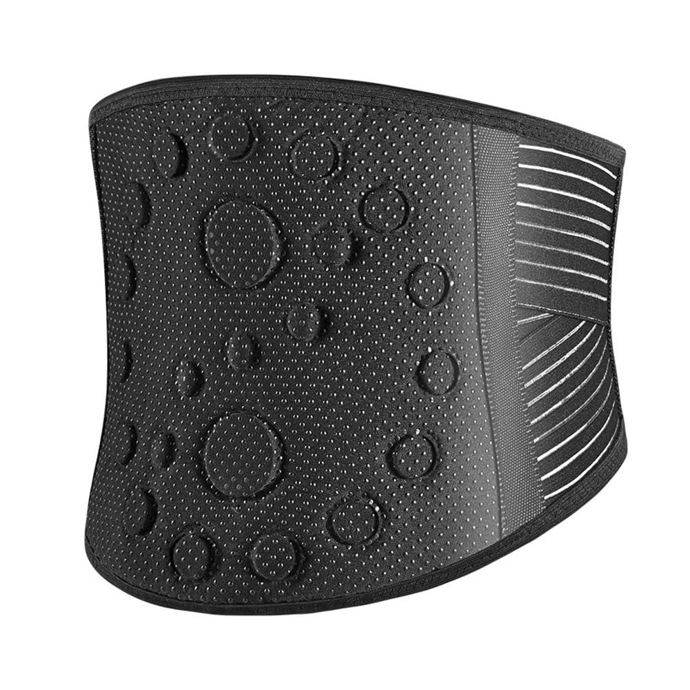 Protezioni per la Zona Lombare, Terapia Magnetica autoriscaldante alleviare Il Mal di Schiena ernia(Black,S/Small)