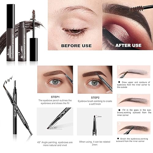 Miniatura 3 de MAEPEOR Kit de maquillaje todo en uno para niñas y mujeres, juego completo de regalo de maquillaje de 27 piezas con lápiz de cejas, delineador de