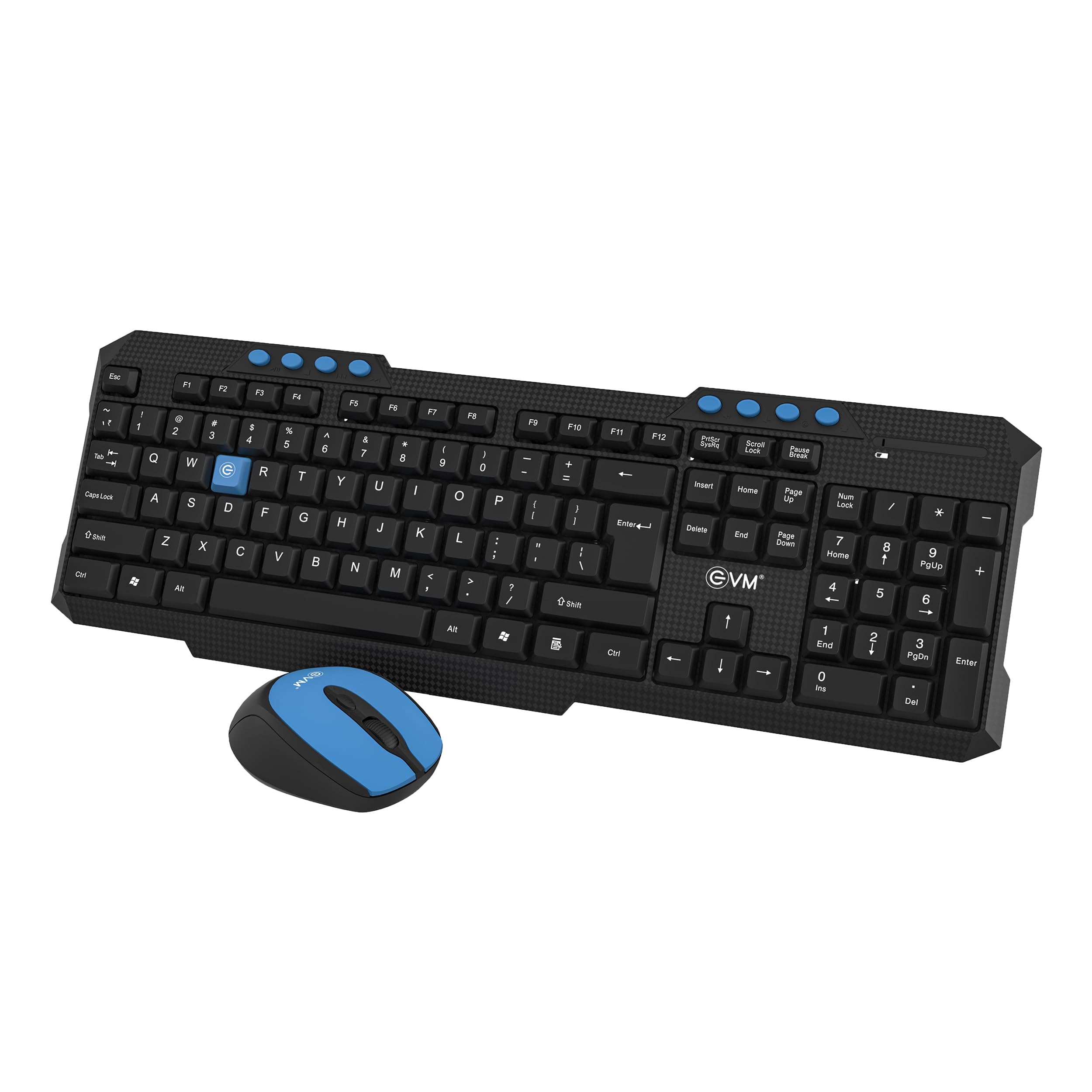 See full amazon price history chart for EVM Wireless Keyboard & Mouse Combo - 2.4G, Plug and Play, 10m Range, 112 Keys, 1000DPI Resolution, Height Adjust - 1 Year Warranty (EVM-WLKM-036) EVM Wireless Keyboard & Mouse Combo - 2.4G, Plug and Play, 10m Range, 112 Keys, 1000DPI Resolution, Height Adjust - 1 Year Warranty (EVM-WLKM-036) (B0D29GYDBL) Amazon Price History, Amazon Price Tracker