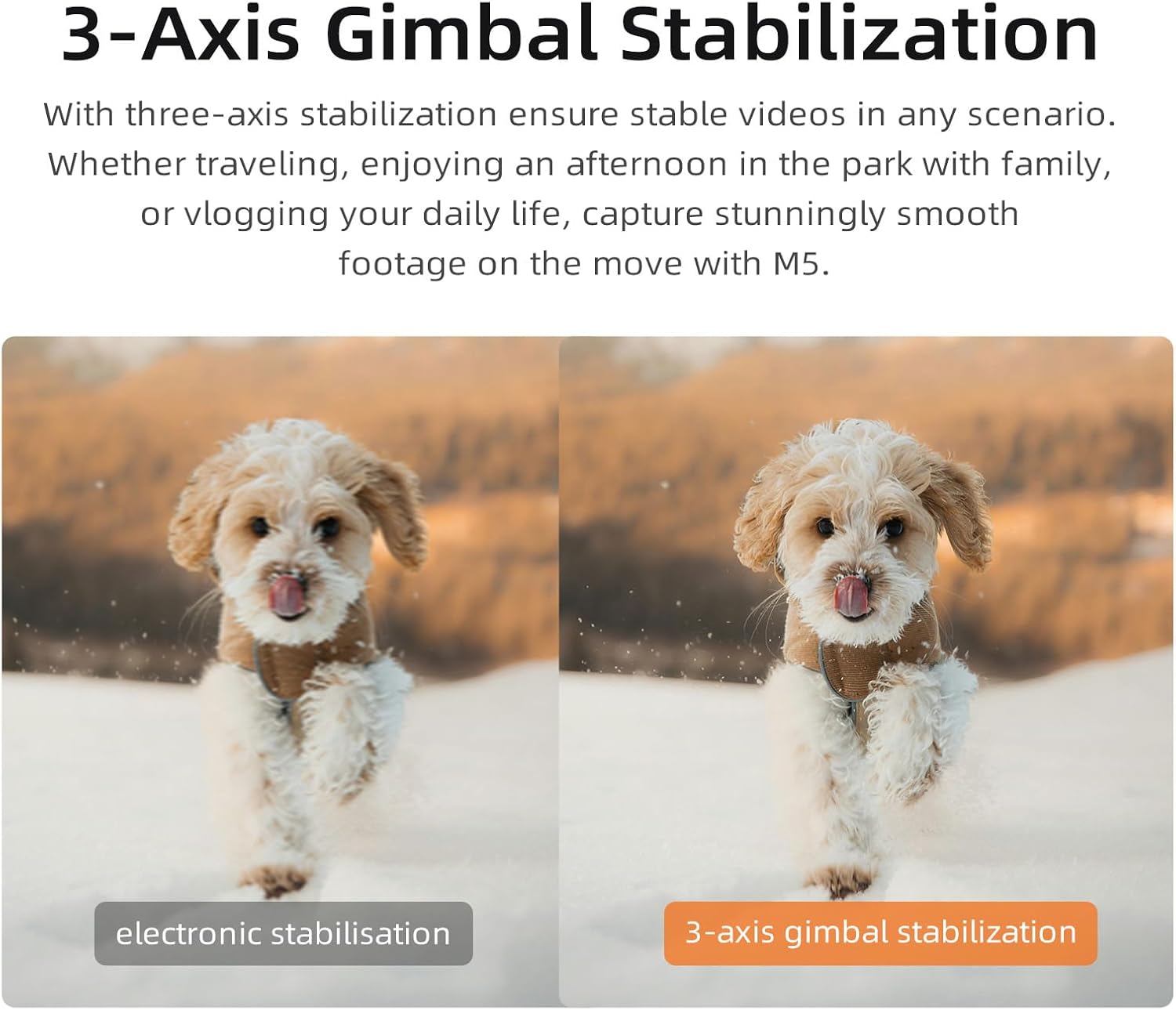 ORDRO M5 4K Video Camcorder - 4K 60FPS WiFi IR Night Vision Handheld Camcorder, 3.5" Screen, 3-Axis Stabilisation, 180 Rotating Lens Portable Camera with 64G Card - Image 5