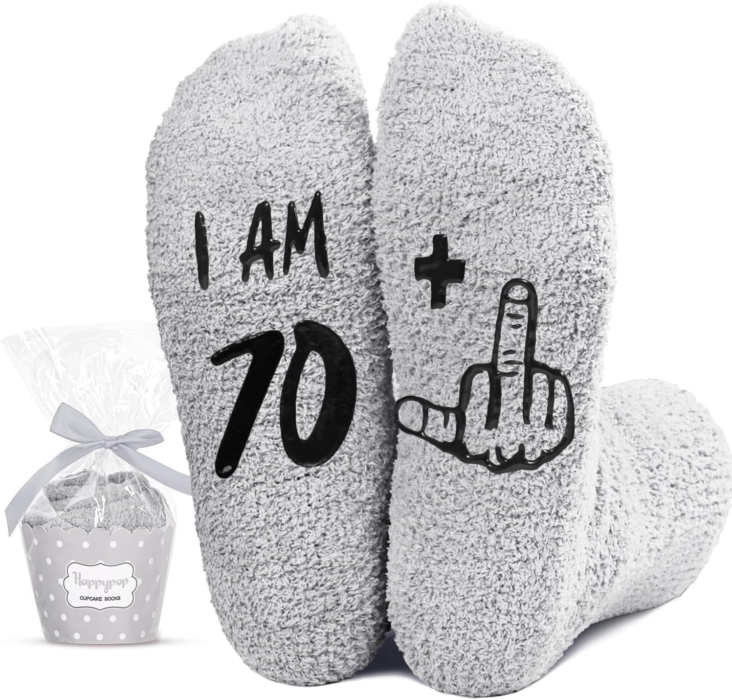 HAPPYPOP Birthday Socks Ideas for Men - Gifts for 90 95 Year Olds, Great for 100th Birthday