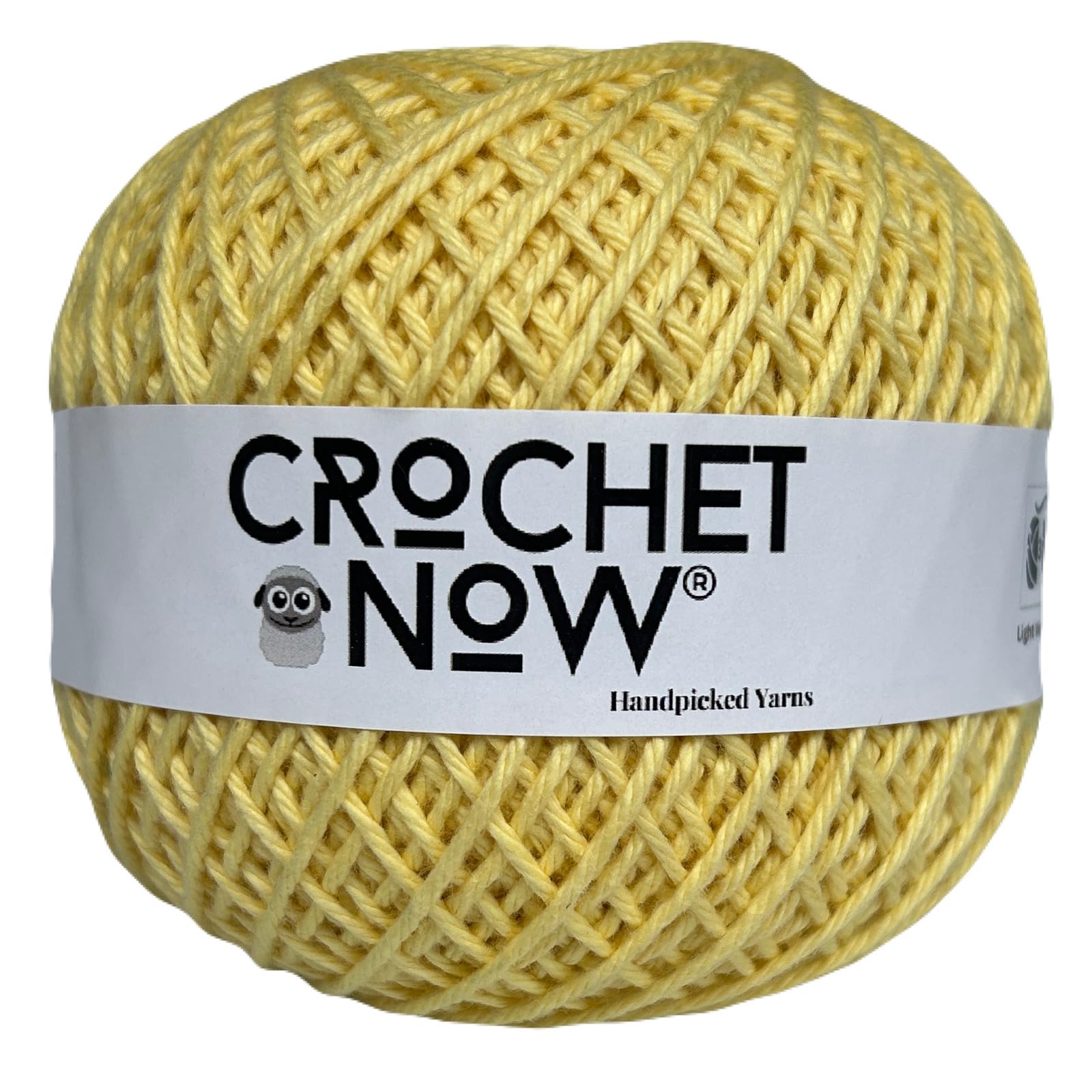 Crochet Now |100% Baby Cotton Thick Yarn 4 Ply (150 Grams) in Balls Goes with 3.5mm Hook for Crochet/Knitting Craft Projects((Light Yellow) (B0D9WRHSHG) Amazon Price History, Amazon Price Tracker