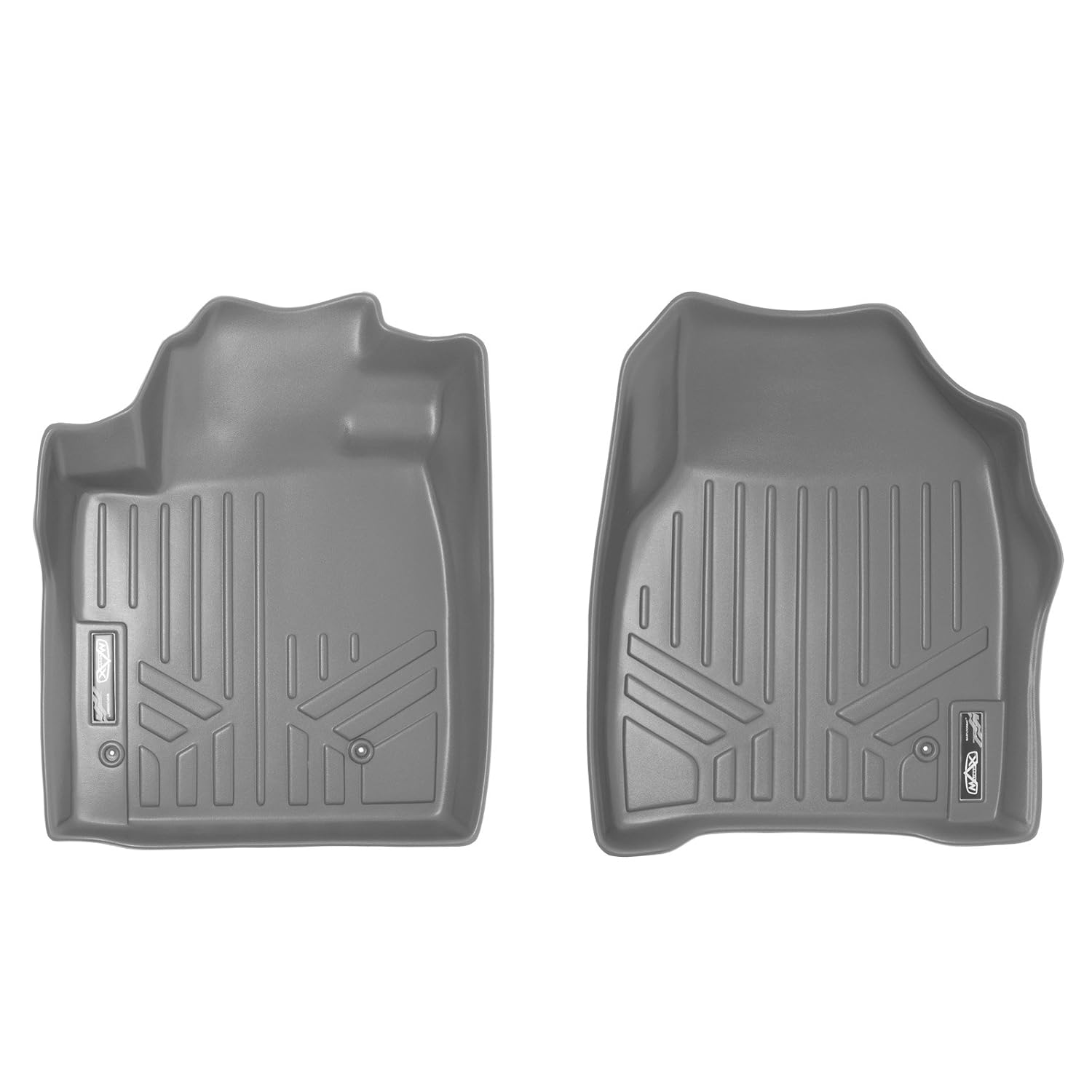 MAXFLOORMAT Floor Mats for Honda Pilot (20092015) First Row Set (Grey