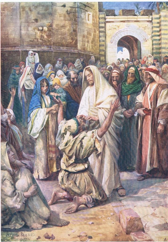 Lienzo decorativo de Robert Payton Reid, arte mural de la Biblia de 60x90cm 5