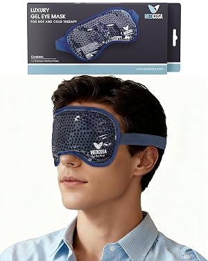 Medcosa Eye Ice Pack - Cool Soothe Your Tired Eyes with Our Cold Gel Mask - Cooling for