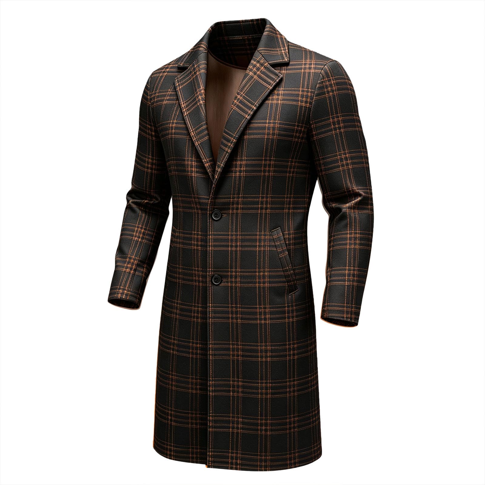 Blazer - Chaqueta para hombre, diseño a cuadros, para hombre