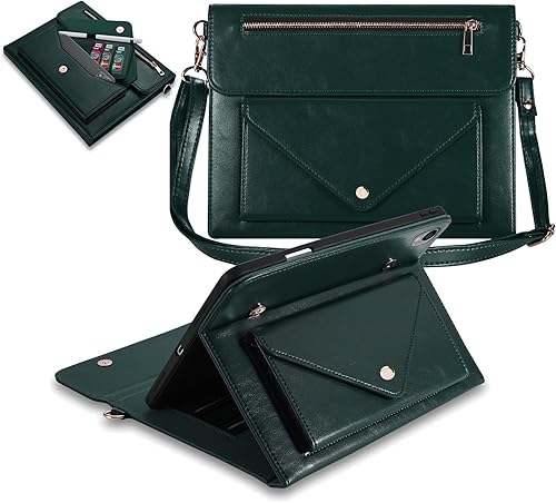 Dteck Funda de negocios para iPad Pro 2017iPad Air (3 generación) 2019 10.5 pulgadas - Funda de cuero multifunción con bolsilloranura para