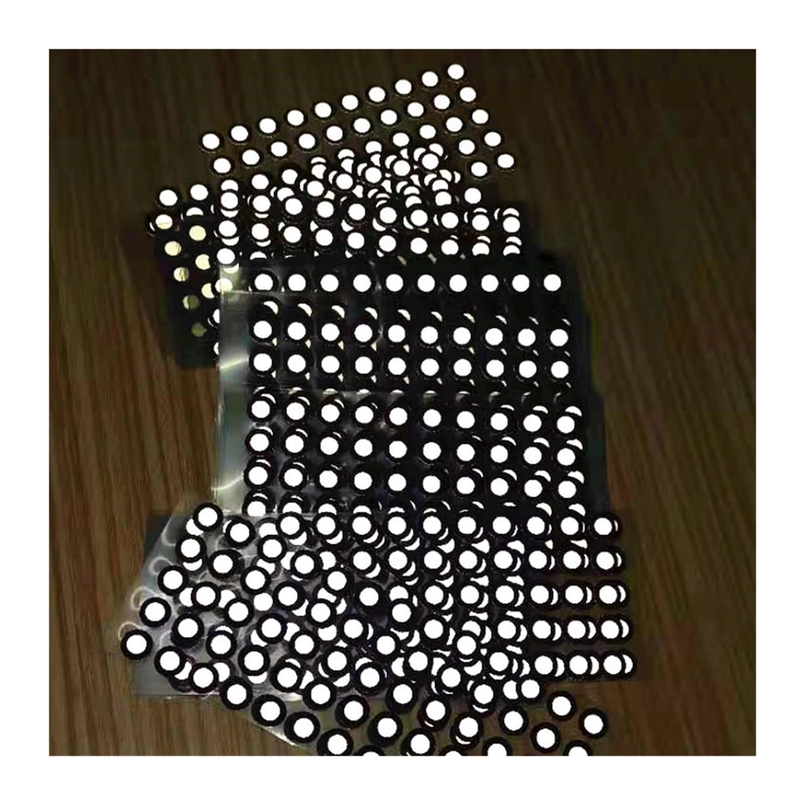 Znacznik skanowania 3D 1000 sztuk Skanowanie 3D Wysoki punkt odblaskowy Punkt docelowy Skaner ręczny wewnątrz 3 mm na zewnątrz 7 mm