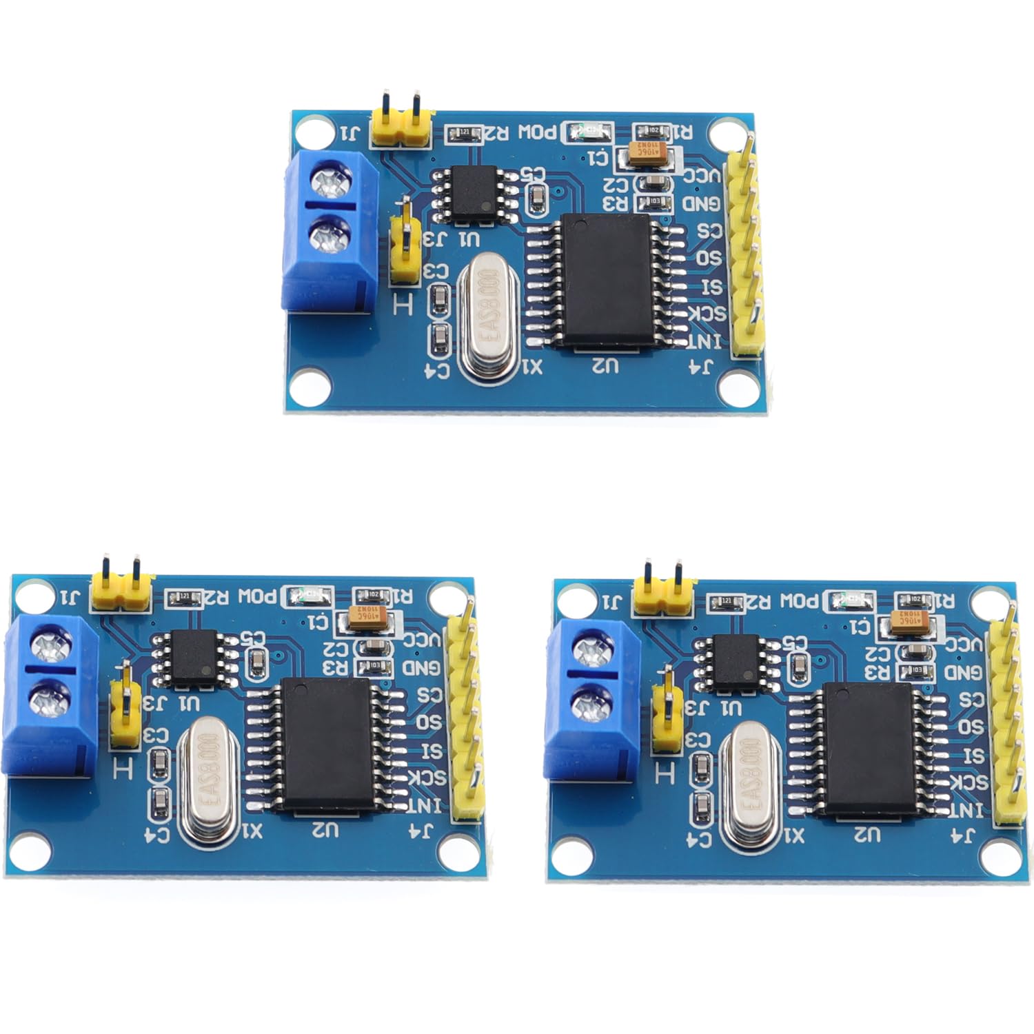 Amazon.co.jp: RASBEE 3個セット MCP2515 CAN バス モジュール TJA1050