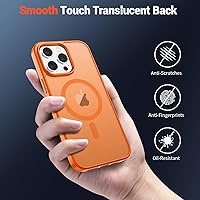 Vista 931 de SUPFINE Funda magnética para iPhone 11 con protector de pantalla (compatible con MagSafe) (protección contra caídas de grado militar), translúcida