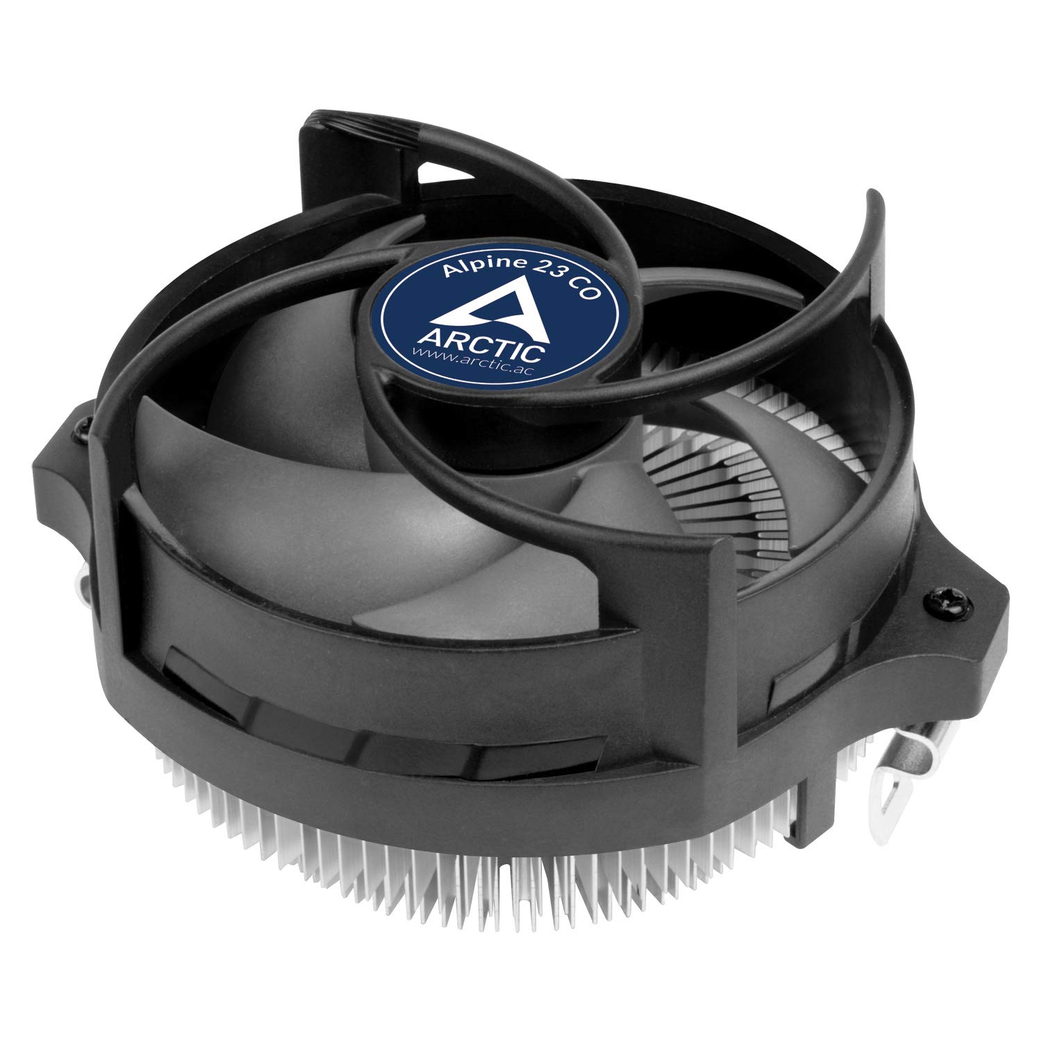 Alpine 23 CO - Compact AMD CPU Cooler for AM5 and AM4, Thermal Compound MX-2 pre-Applied, for Continous Operation, Computer, PC - Black