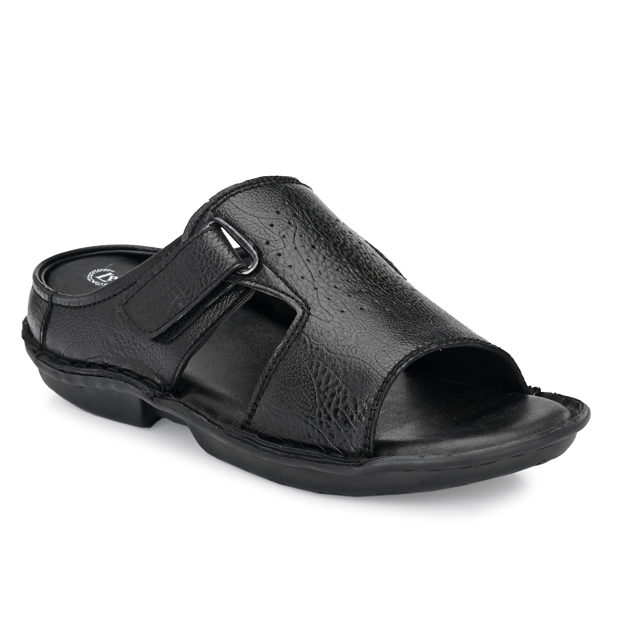 Leepeeter Trendy Mens And Boys Synthetic Leather Slippers/Slides, slippers for men, sandals for men (Black, UK Footwear Size System, Adult, Men, Numeric, Medium, 10) (B0DCC691D1) Amazon Price History, Amazon Price Tracker