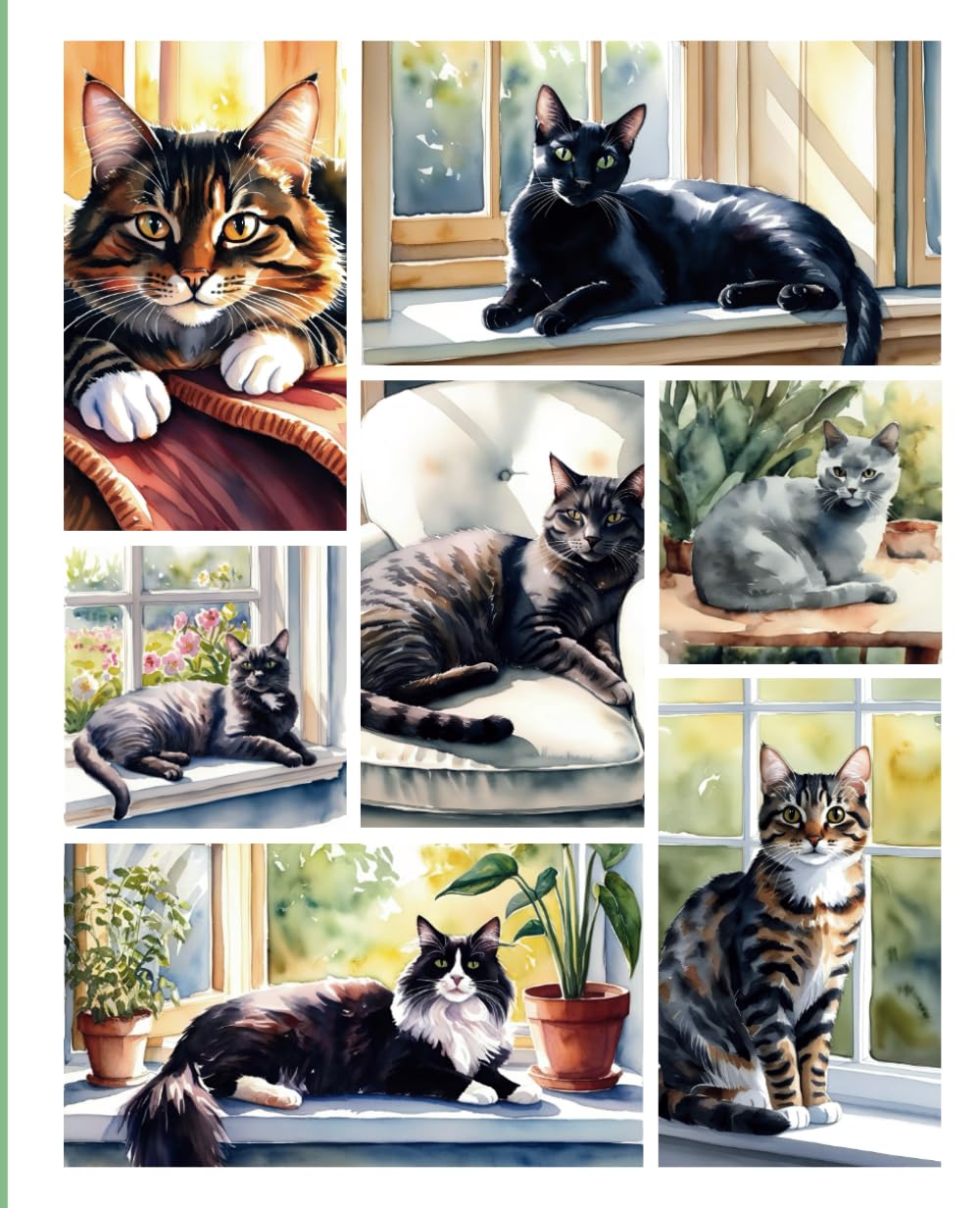 Composition Book - The window cats