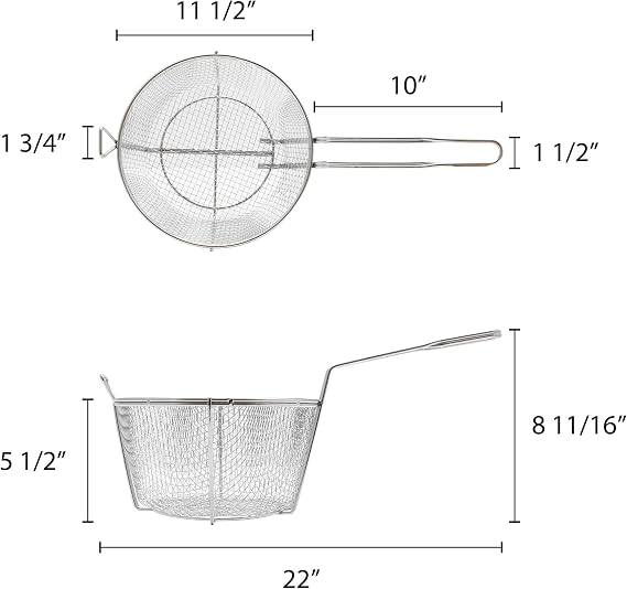 Thudner Group, 8 Inch Fry Basket , Small
