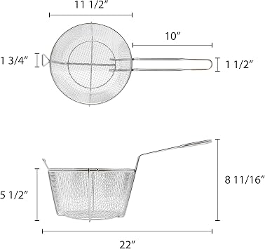 Thudner Group, 8 Inch Fry Basket , Small