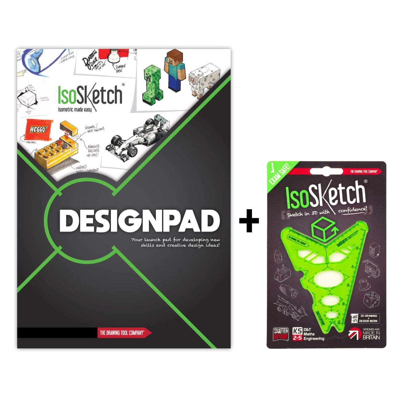 IsoSketch® 3D Drawing Tool and DESIGNPAD Activity Book
