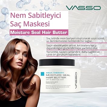 VASSO Nemlendirici Maske | Kuru ve Kırılgan Saçlar | Aqua Therapy 525 ml