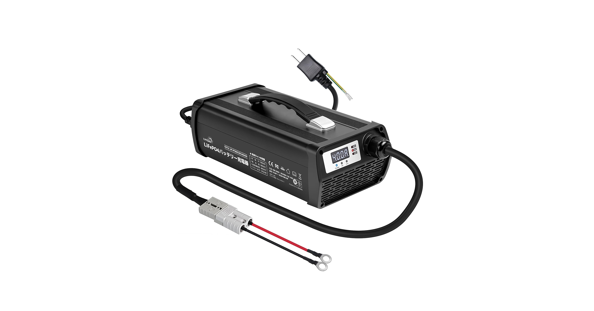 Amazon.co.jp: バッテリー充電器 (14.6V40A) : 車＆バイク