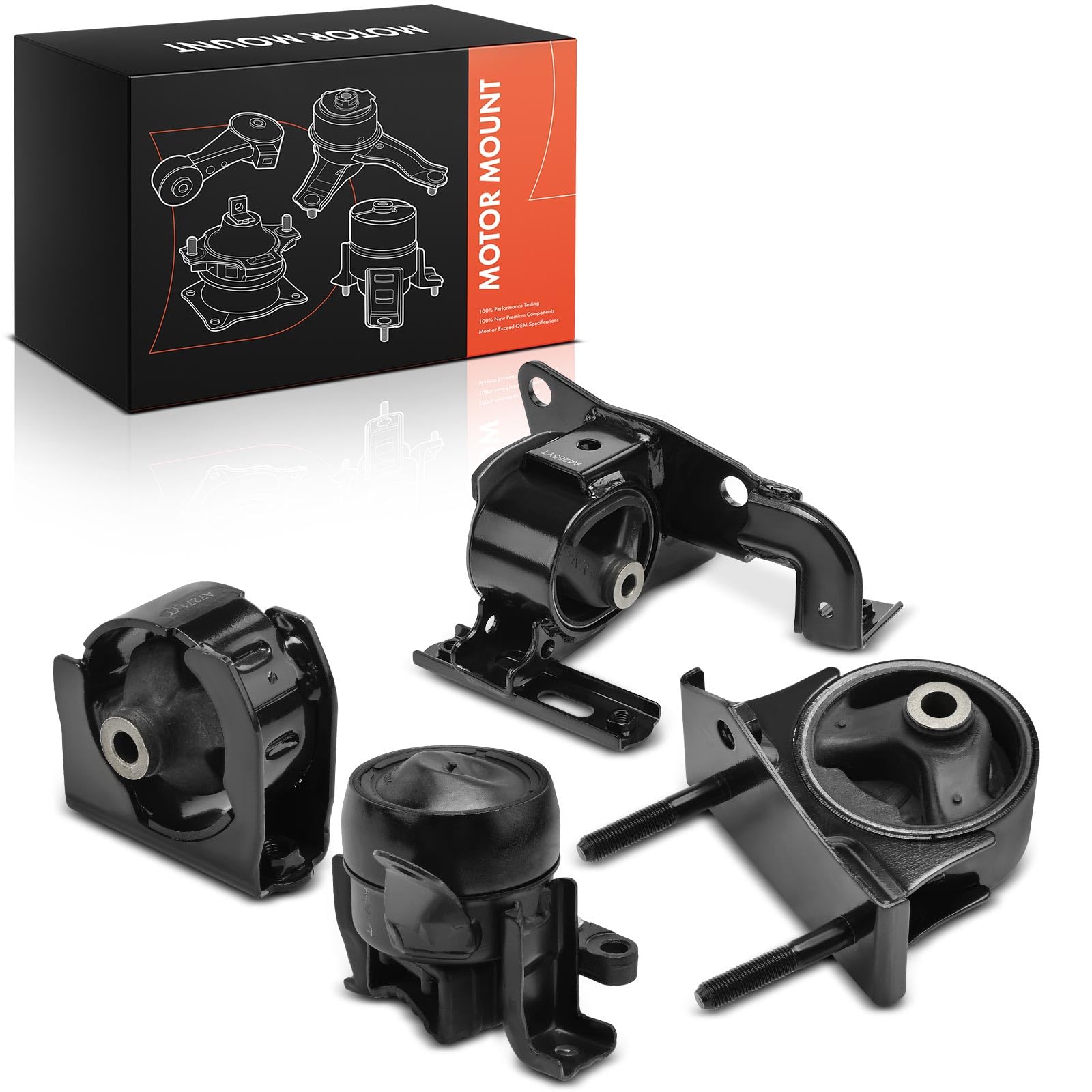 Frankberg 4 soportes de motor y caja de cambios 1236121020
