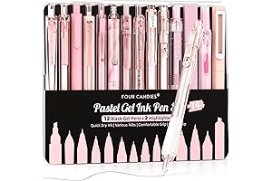 14-Pack Pastel Gel Ink Pens Set by Four Candies