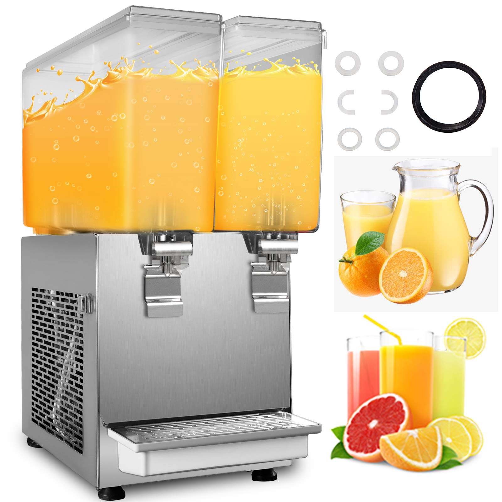 Buy VEVOR Commercial Juice Dispenser 6.3 Gallon Cold Beverage Dispenser