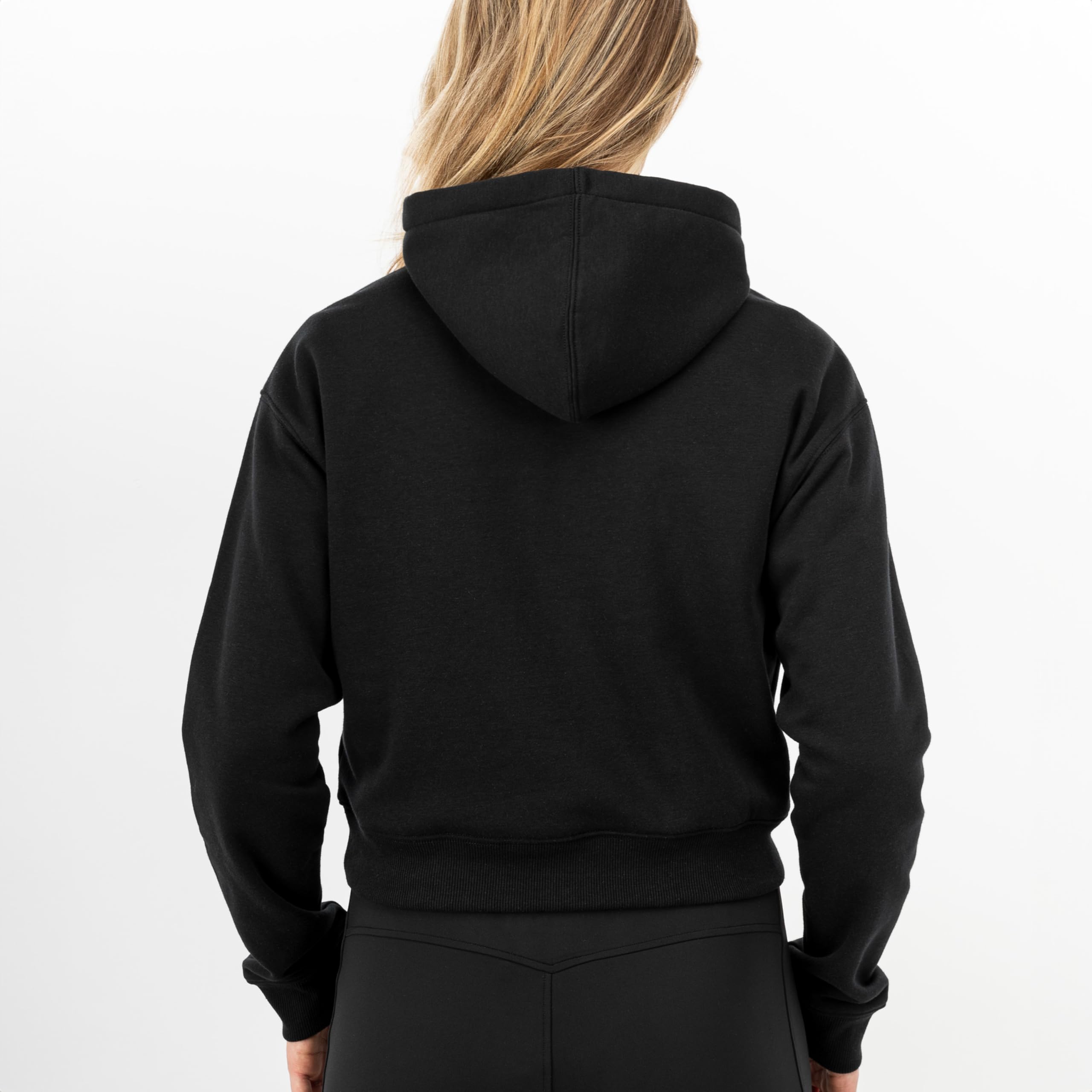 Franklin Sports Sudadera Corta con Capucha para Mujer