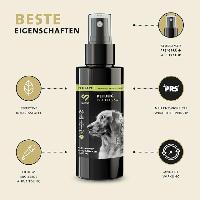 Foto 4 de 7 de Peticare Spray Repelente para Perros contra Mosca Negra y Jejenes