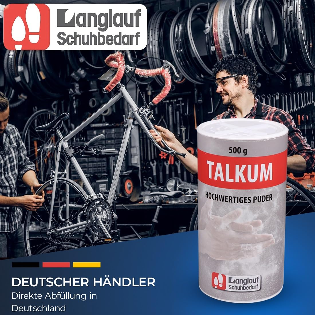 talkum Polvos Bote 500 gramos para deportes Taller Hobby Escalada