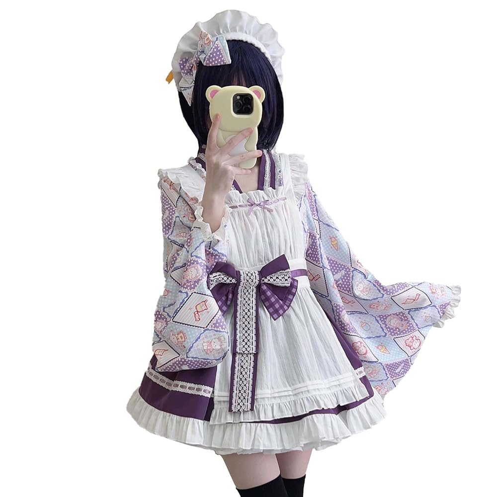 Amazon.co.jp: [ZYOOFOV] 着物 和服 レディース ドレス コスプレ