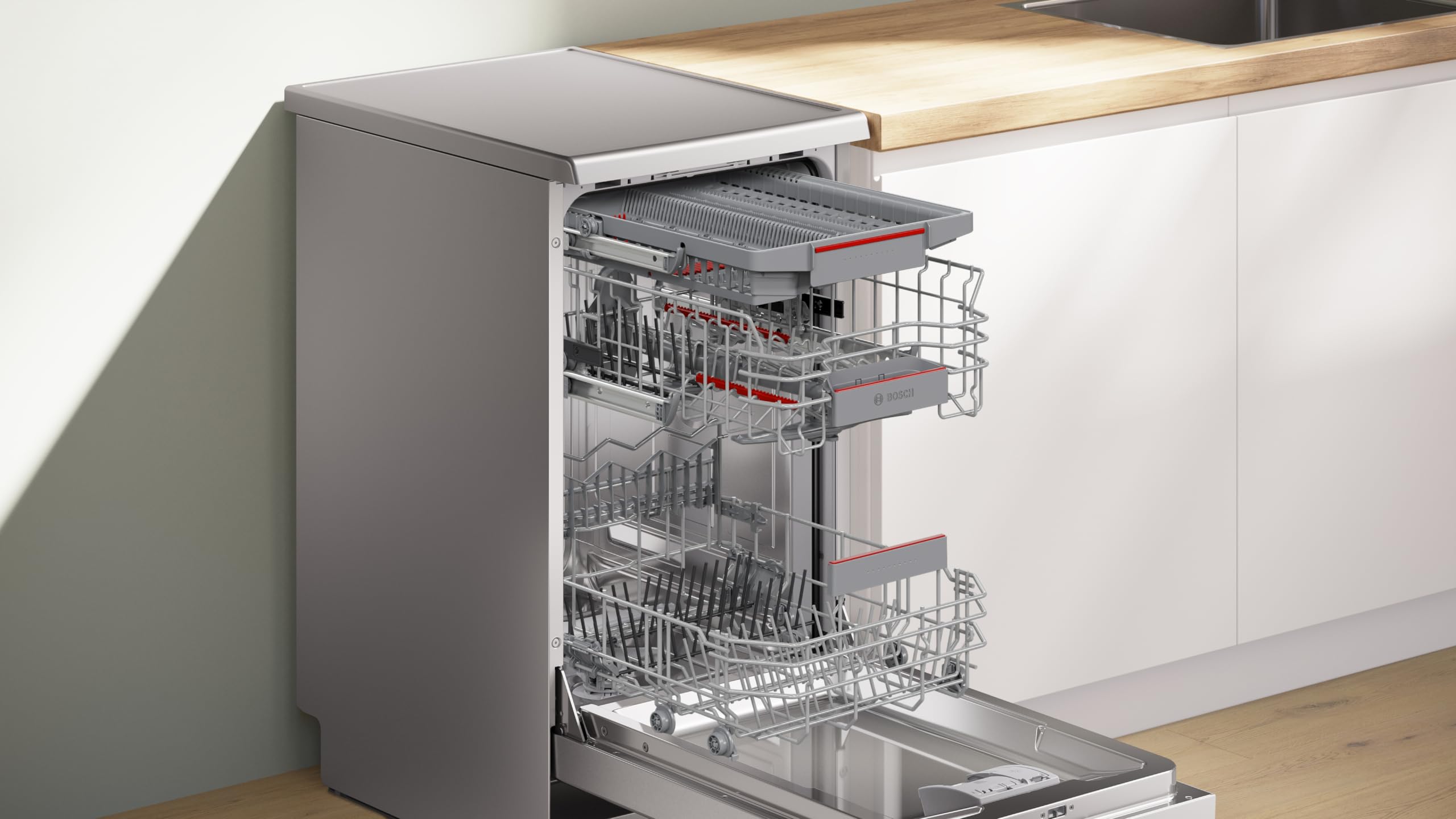 Bosch Sps4hmi49g Series Free Standing Dishwasher 45 Cm Extradry