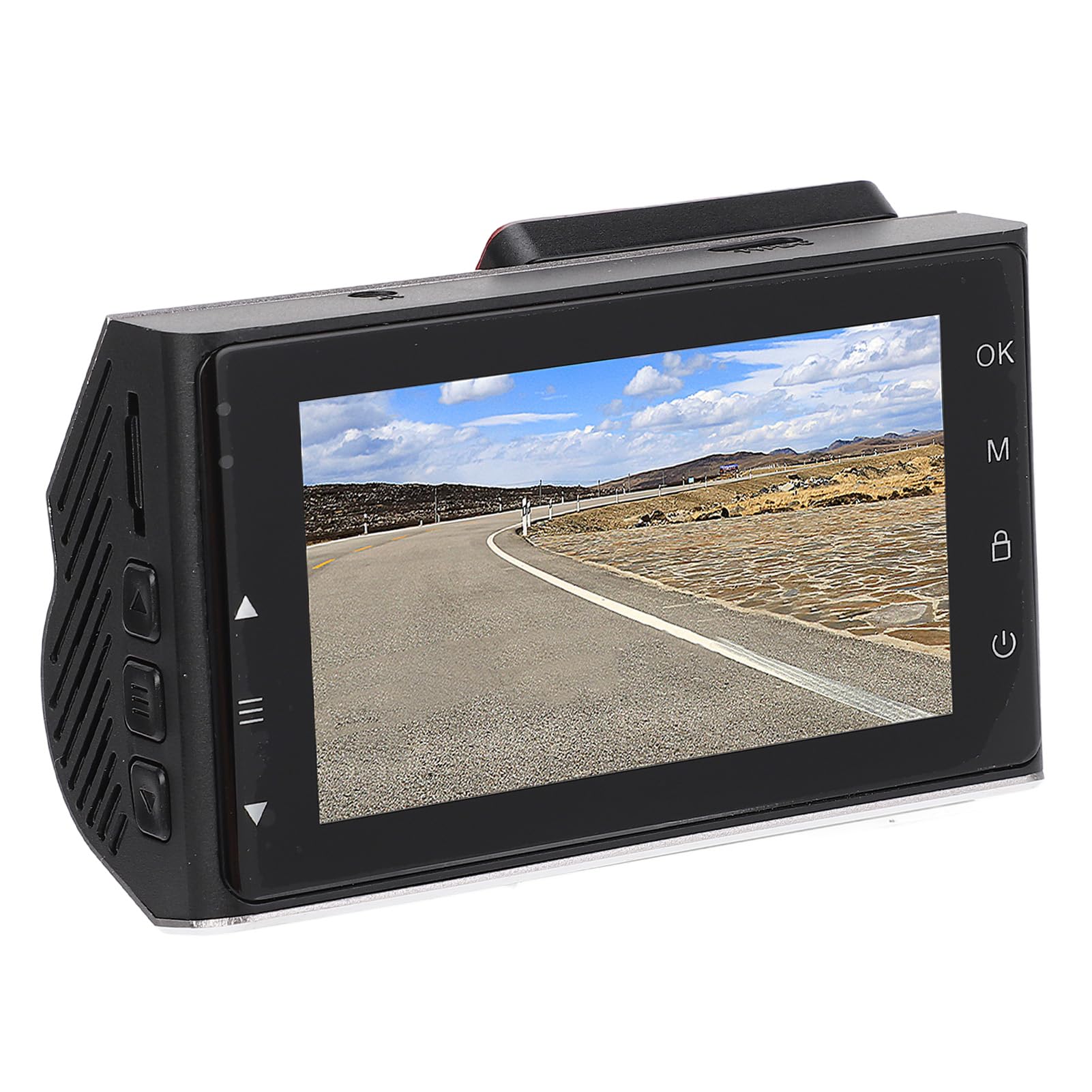 3 Channel Dash Cam Front and Rear, 4K 1080P Full HD Car Driving Recorder, Night Vision Car On Dash Mounted Cameras, Loop Recording, G Sensor, 170D° Wide Angle