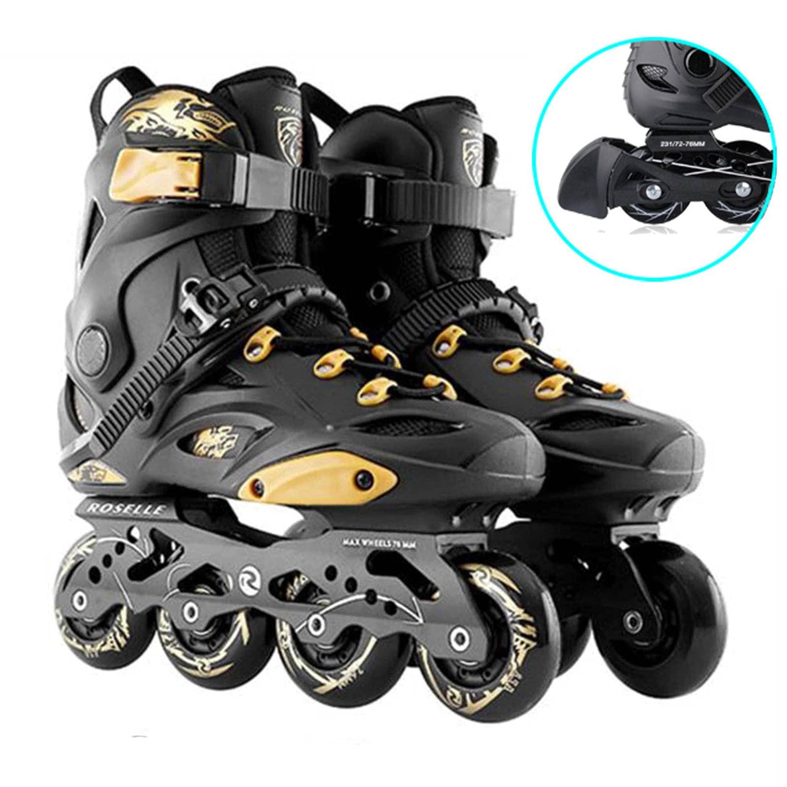 NC R S6 Patines en línea Slalom Profesional Zapatos de Patinaje sobre Ruedas para Adultos Patines de Patines Libres deslizantes Tamaño35-46 Bueno como Las Zapatillas de Deporte SEBA