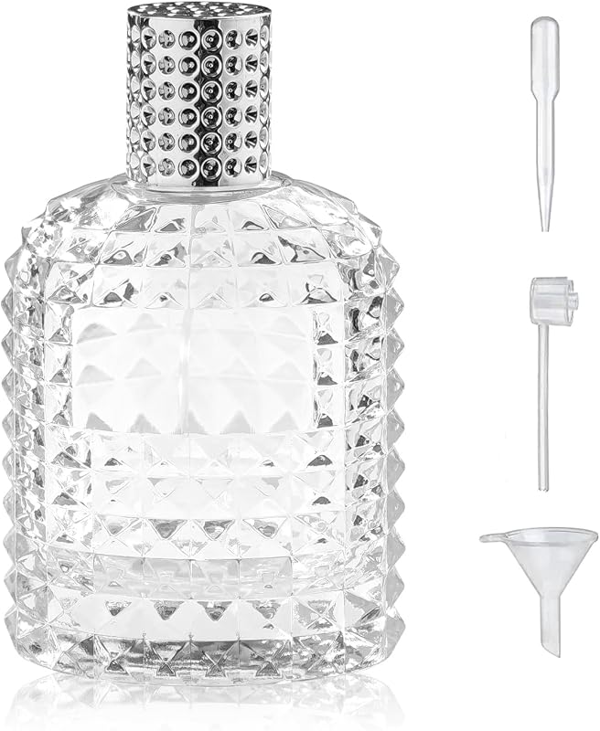 Frasco de Perfume em Vidro com Spray Yerpkefey 100 mL e Acessórios